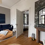 Historisch Smukkegard Im Modernen Ambiente Mit Balkon Nahe St Peter Ording Und Der Nordsee Daire *
